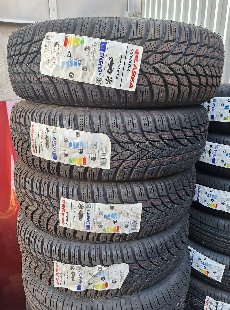 Nové pneumatiky Lassa Snoways4 175/70 R14