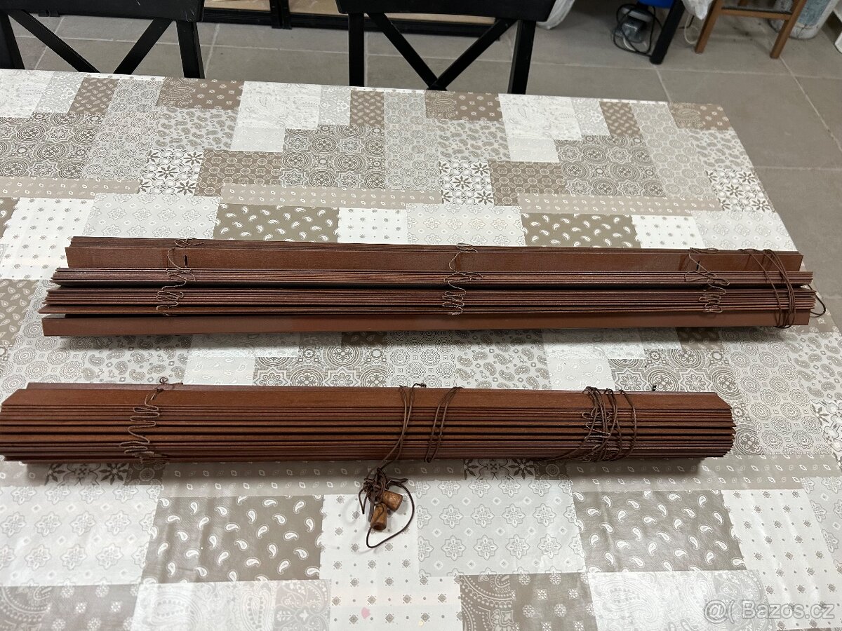 Dřevěné žaluzie Ikea