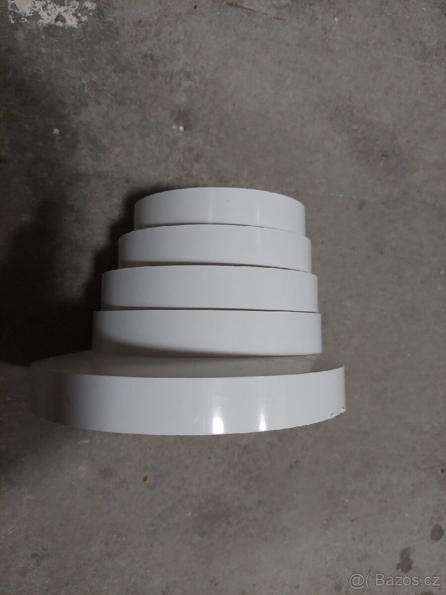 PVC redukce pro ventilační potrubí kulaté
