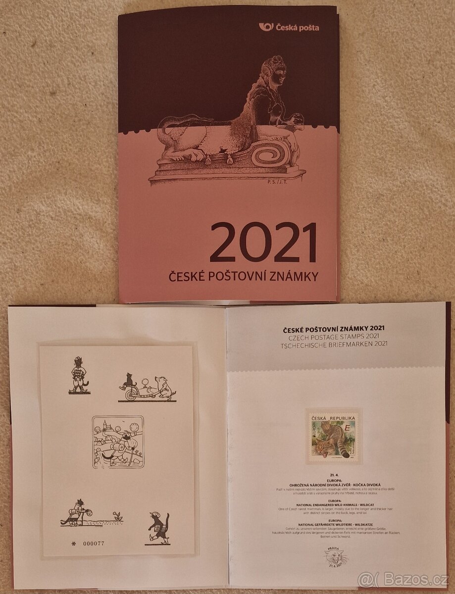 Ročníkové album Česká republika 2021 - poštovní známky