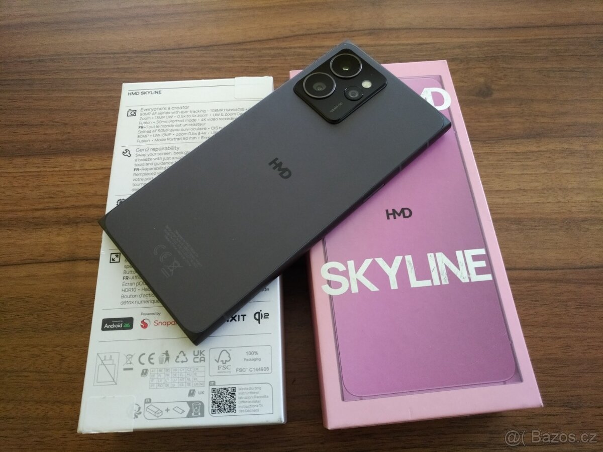 Nokia (HMD) Skyline, 12GB/256GB, černý, NOVÝ, pouze rozbalen