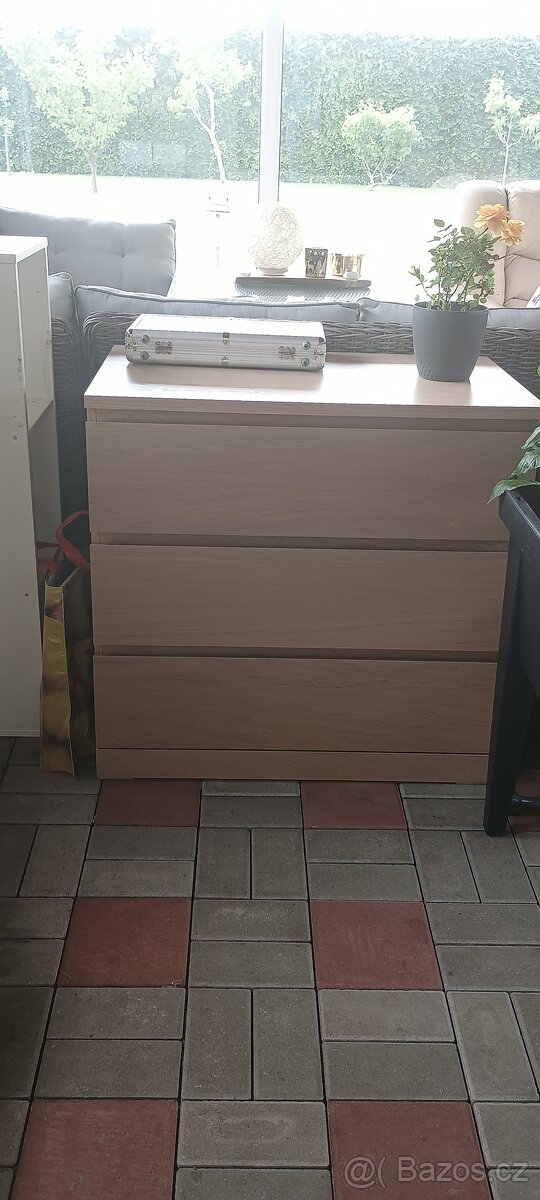 Komoda IKEA Malm 3 šuplíky
