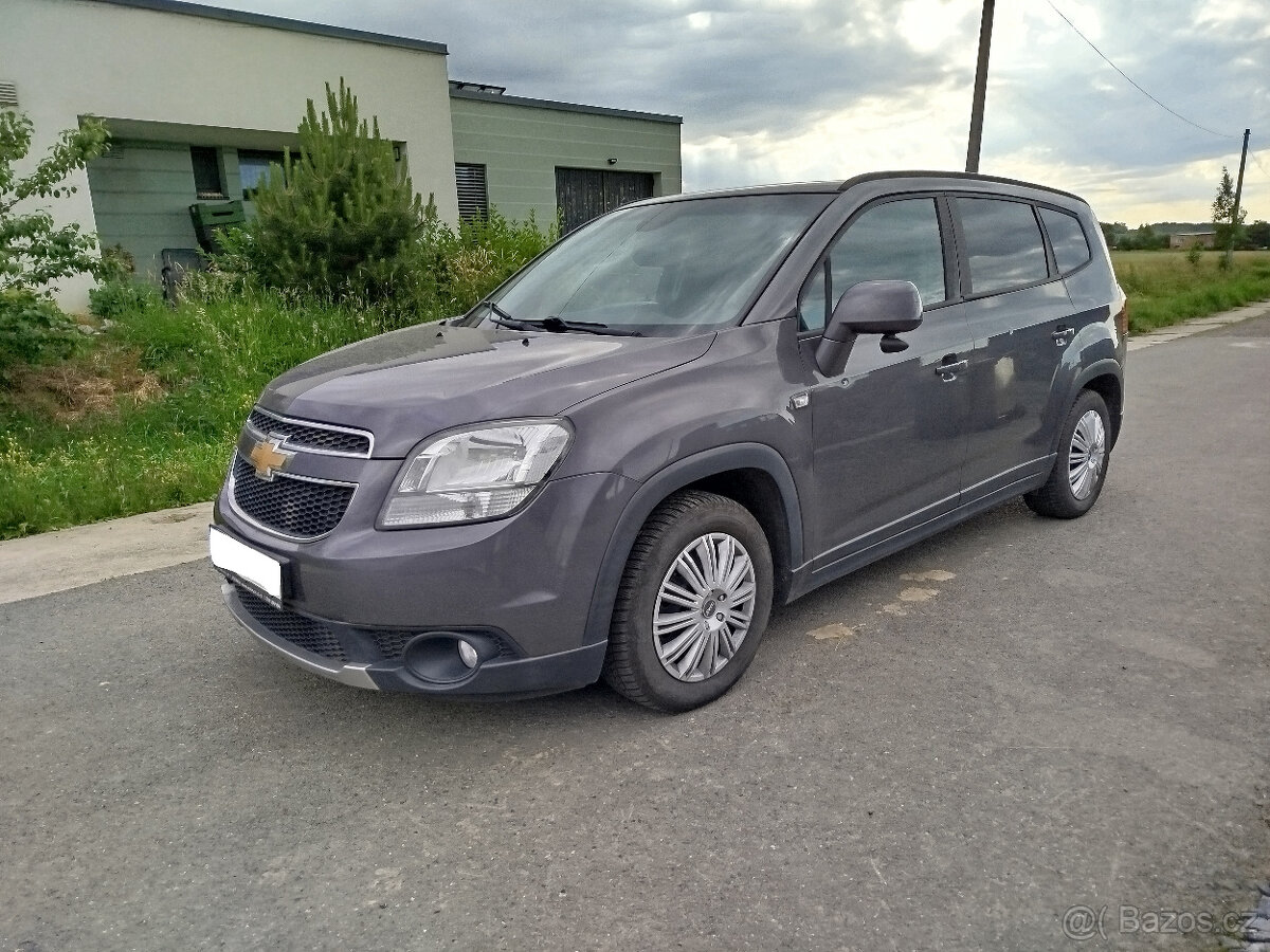 Chevrolet Orlando 1.8i s LPG, 7 míst, LPG do 2031, nová STK