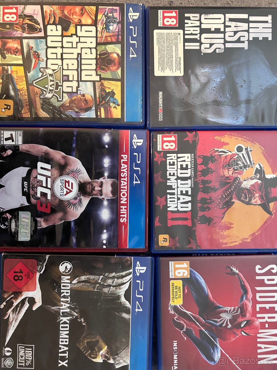 Prodám hry na ps4