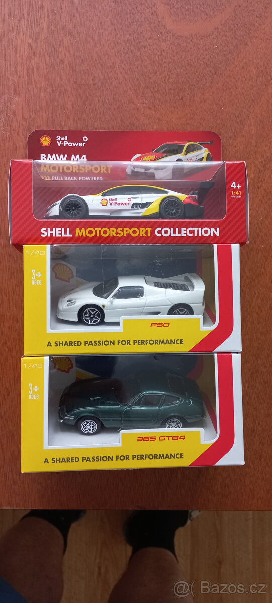Autíčka Ferrari Shell