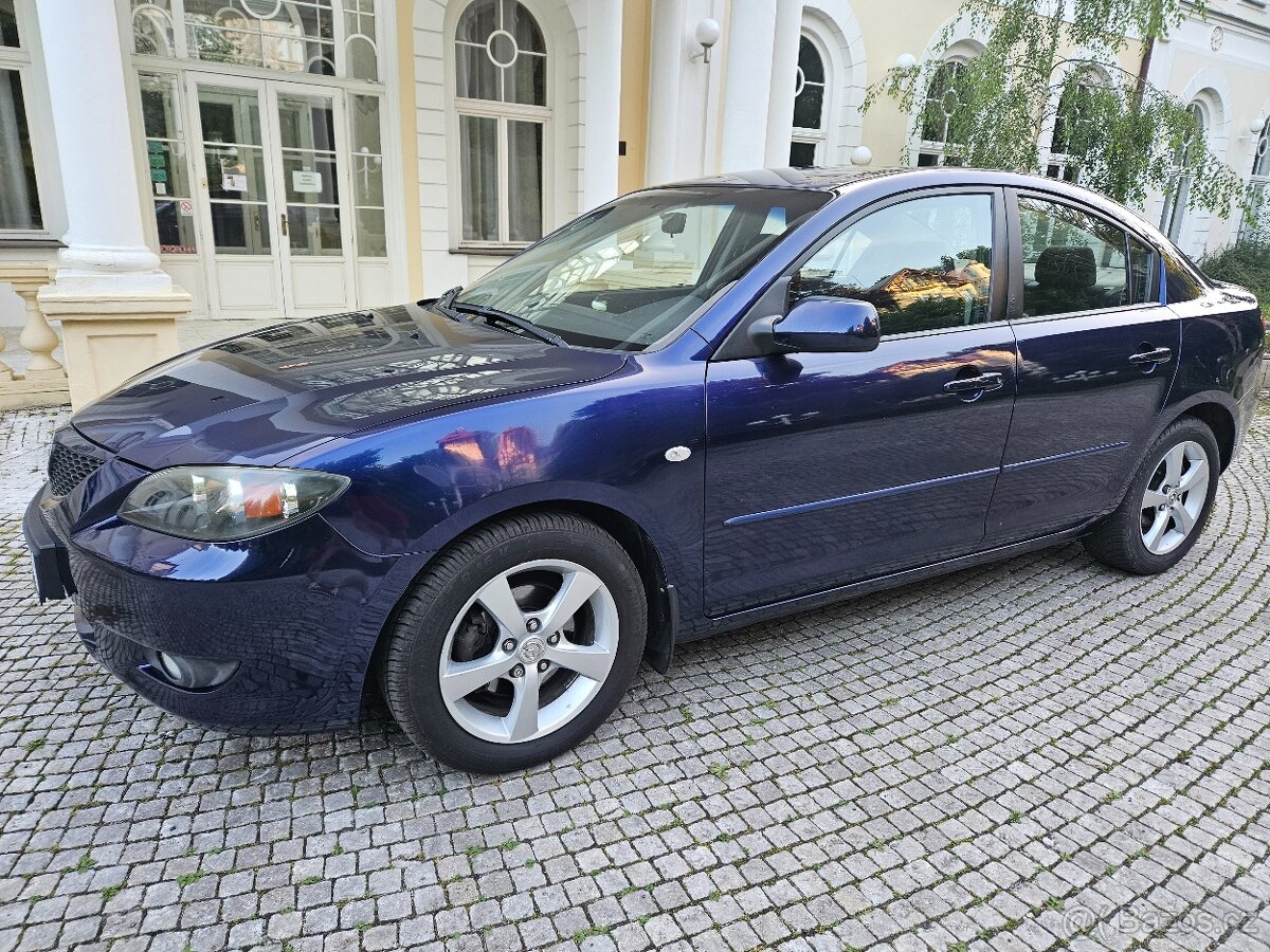 Mazda 3 Sedan 1.6 benzin 77 kW r.v. 2006, 158.000 km