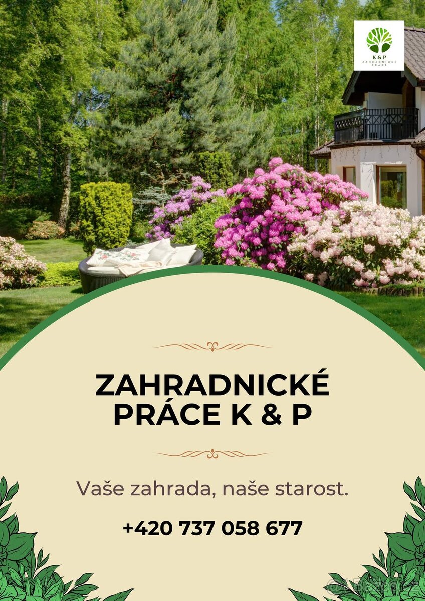 Zahradnické práce - "Vaše zahrada, naše starost."