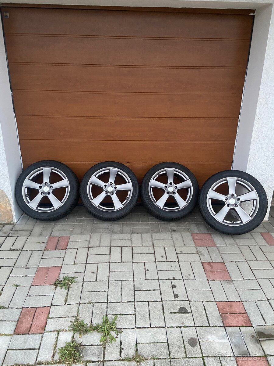 Alu kola DEZENT 17”,  5x112,  zimní pneu