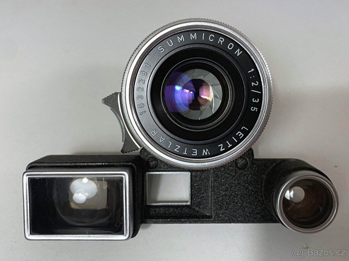 Objektiv Leica Summicron M 35mm f/2, Leitz Wetzlar M3, dobrý
