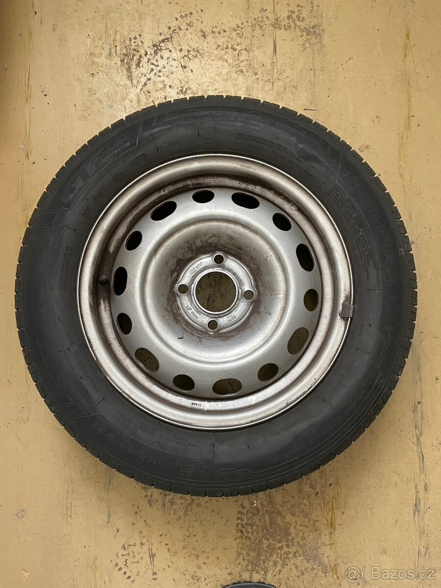 Celá kola 195/65R15 - 4 ks