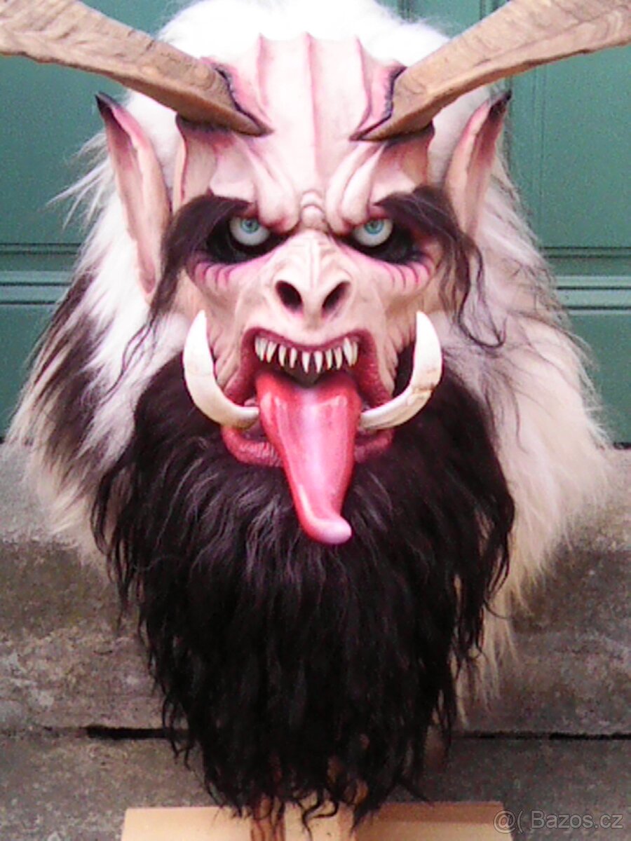 Krampus maska čerta FOUSÁČE