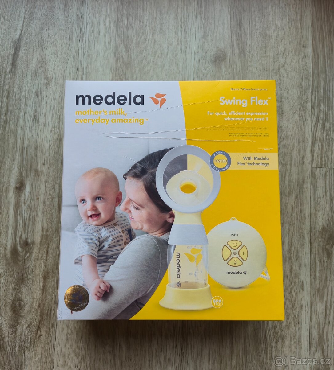 Odsávačka mateřského mléka Medela swing flex