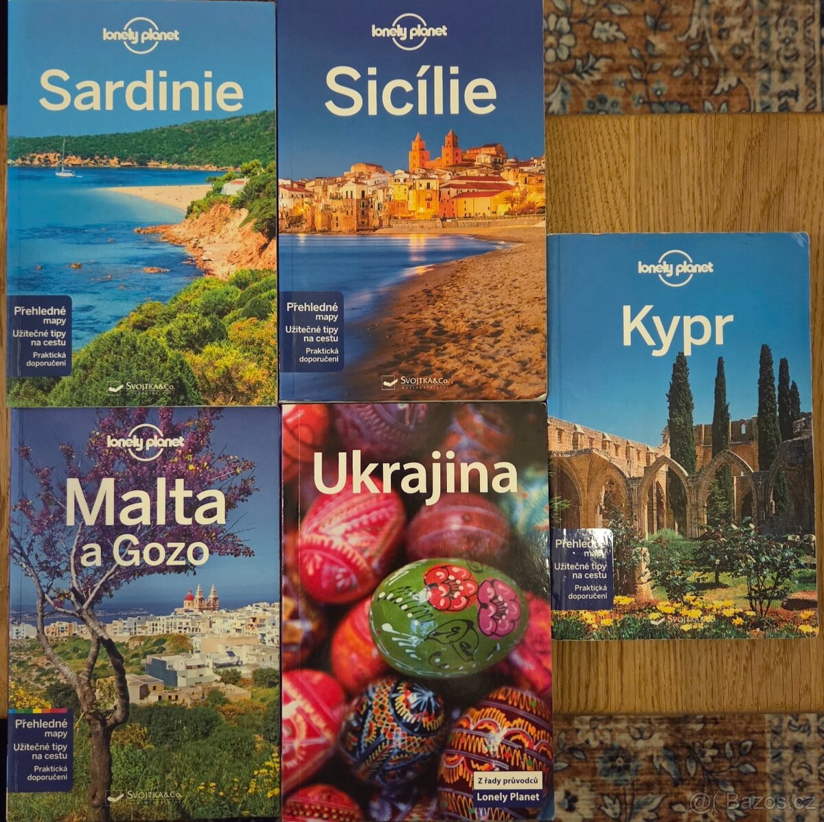 Lonely Planet průvodci Sicílie, Sardinie, Kypr, Malta a dalš