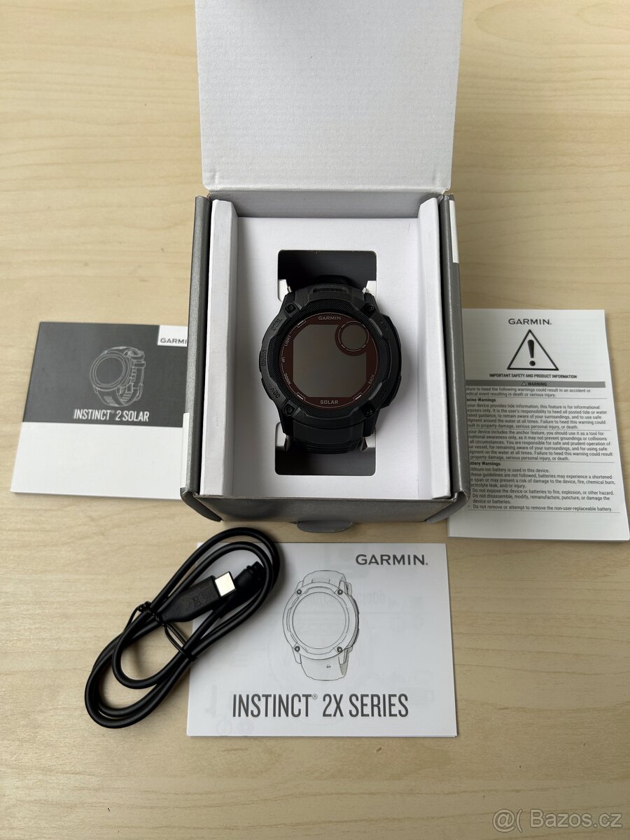 Garmin Instinct 2X Solar (Graphite) - chytré hodinky