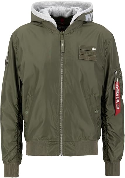 ALPHA INDUSTRIES Přechodná bunda MA-1 TT Hood, XL