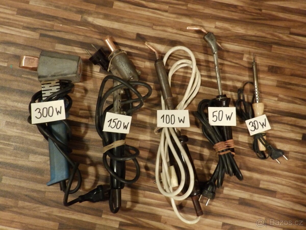 páječky elektrické, různé výkony