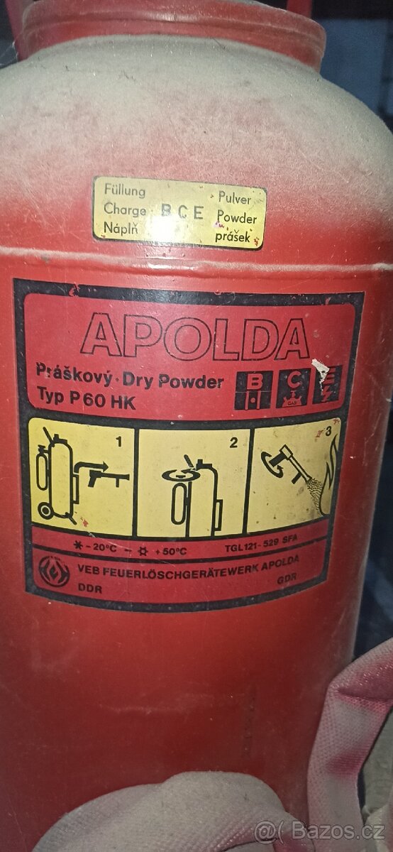 Hasící přístroj práškový