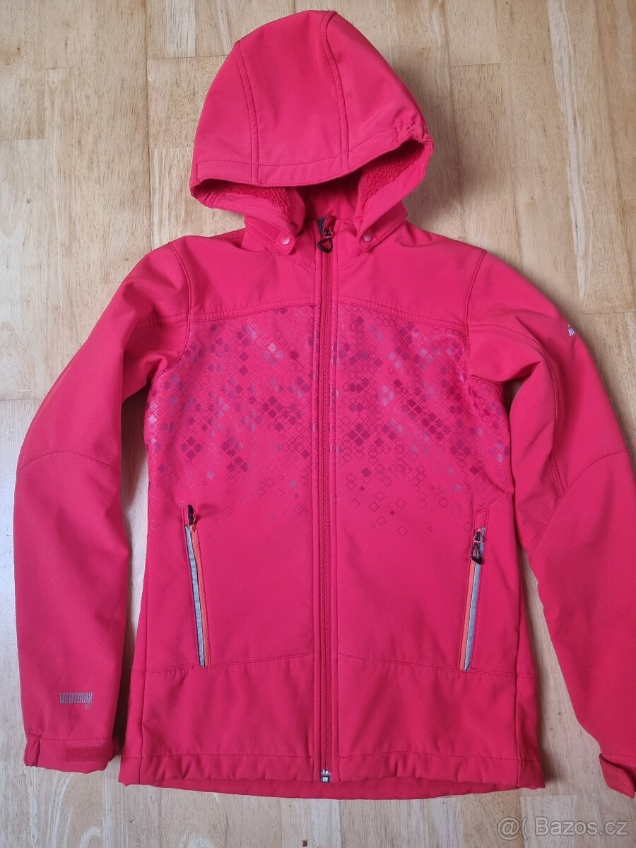 McKinley softshellová vyteplená bunda164cm