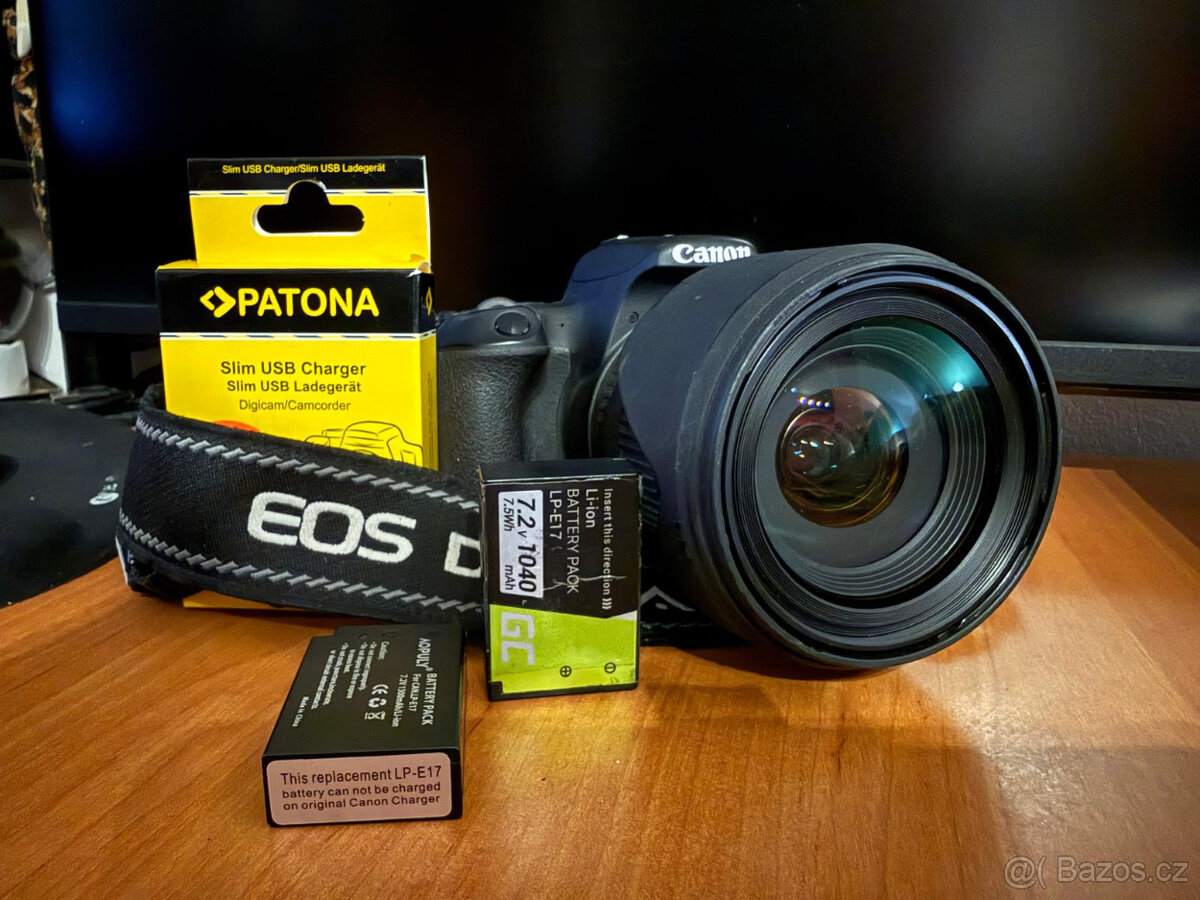 Canon 200D+ objektiv