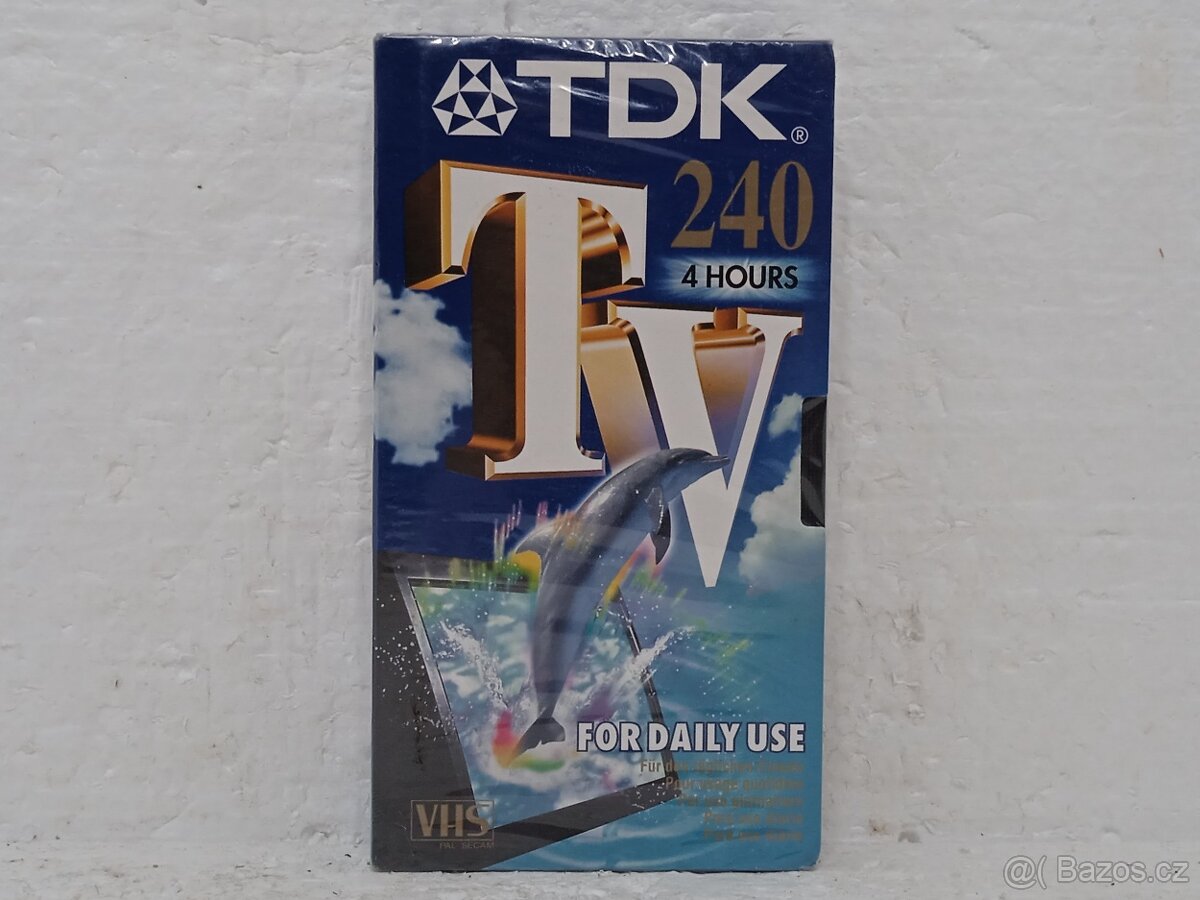 TDK 240 - VHS retro Videokazeta