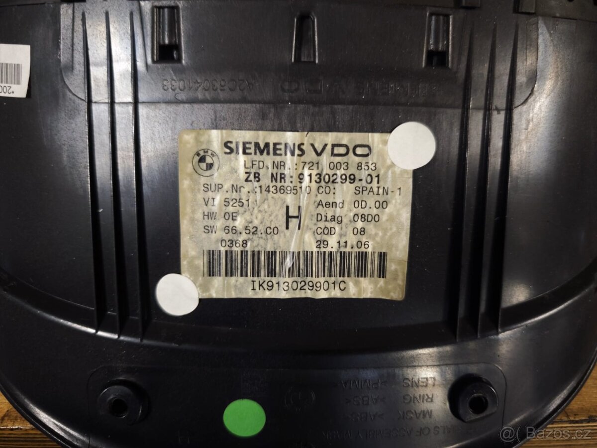 Budíky BMW e9x nafta