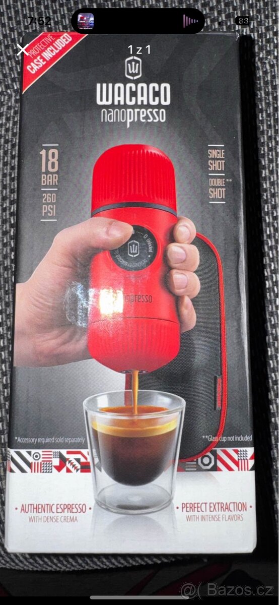 Wacaco cestovní kávovar