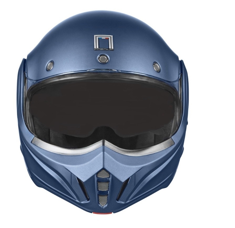 překlápěcí helma NOX stratos vle.XL modrá