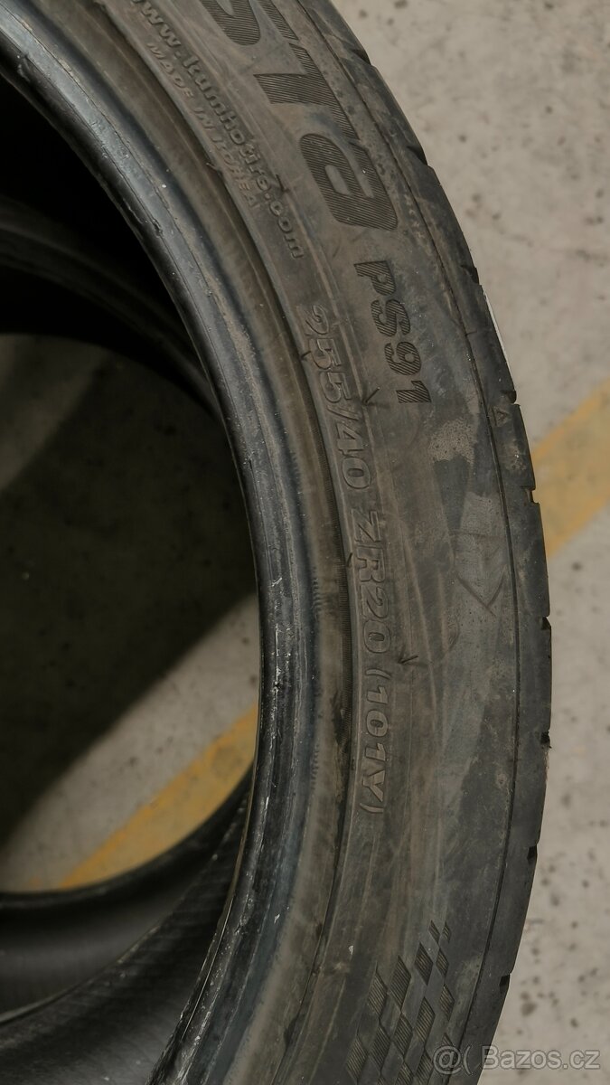 255/40R20 a 295/35ZR20 Kumho EstaP91
