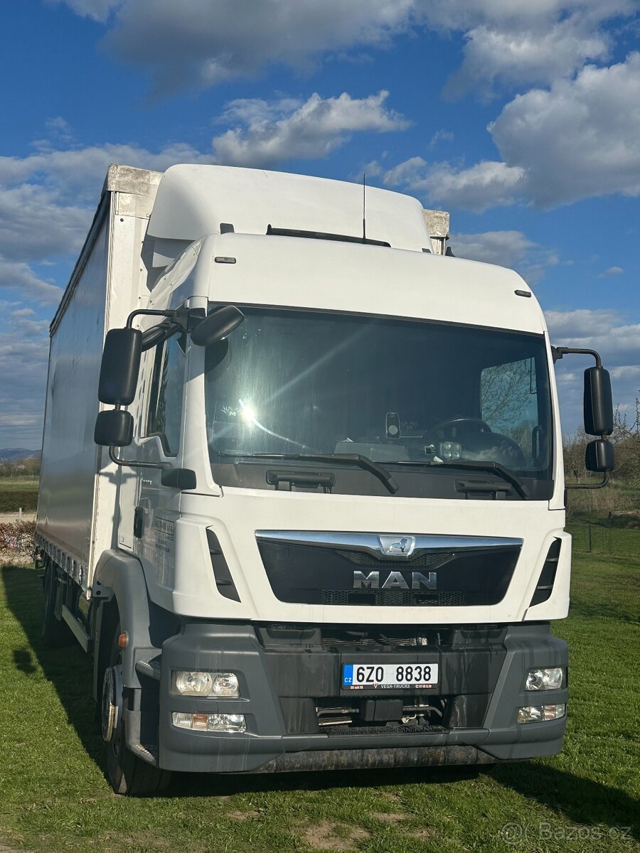 MAN TGM 18.340 valník - plachta