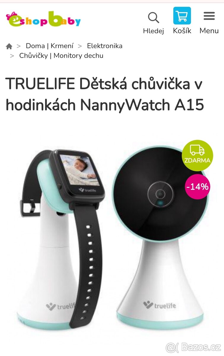 Dětská chůvičky hodinky s kamerou