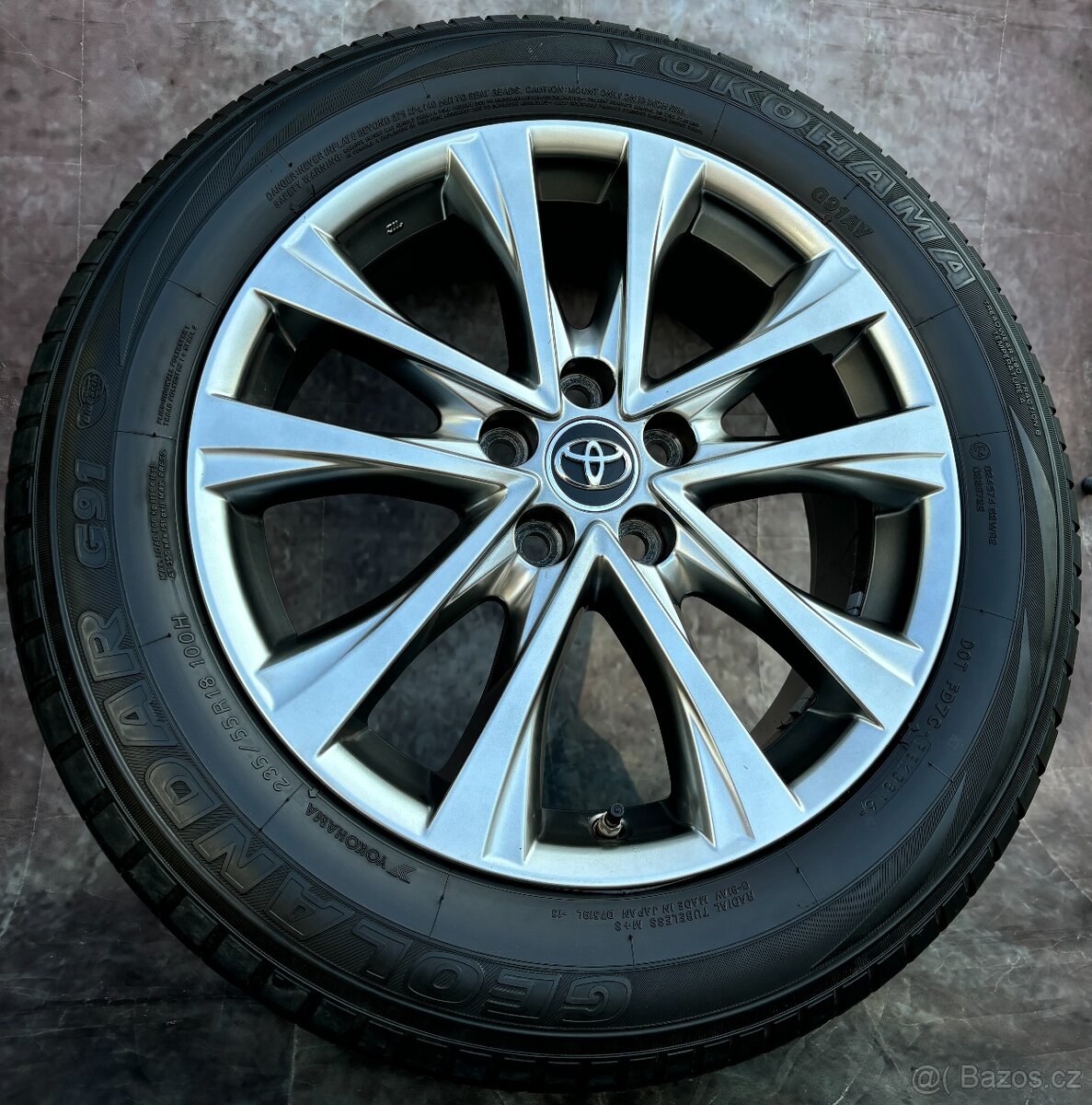 Originální Alu kola Toyota Rav4 235/55/18 TOP STAV