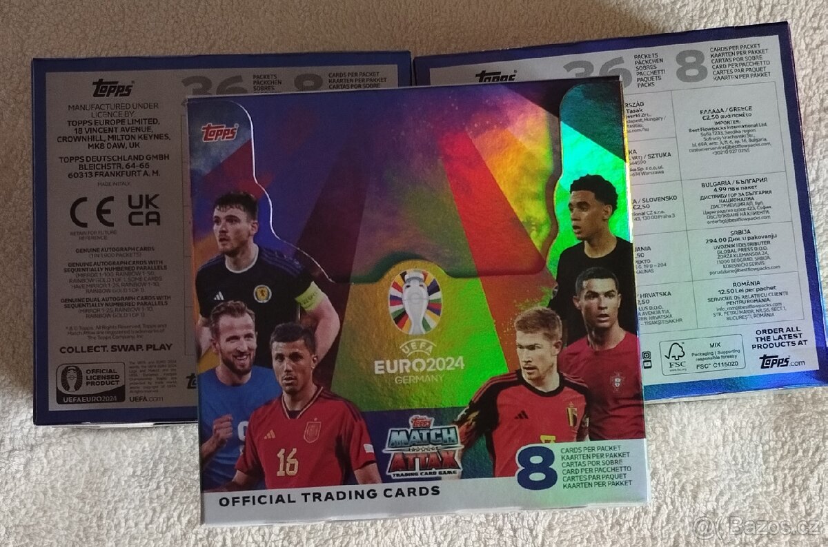 FOTBALOVÉ KARTY MATCH ATTAX EURO 2024
