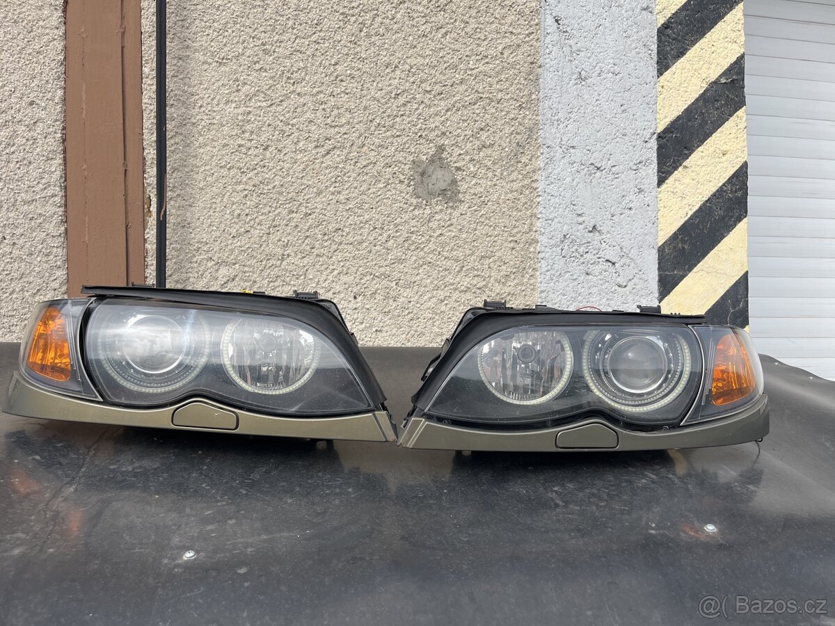 Přední xenonová světla Bmw e46 facilift