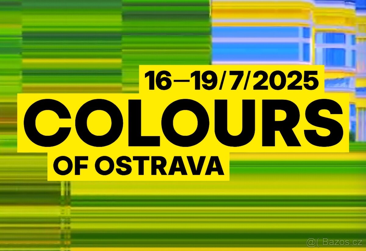 2x 4 denní vstupenka na Colours of Ostrava 2025