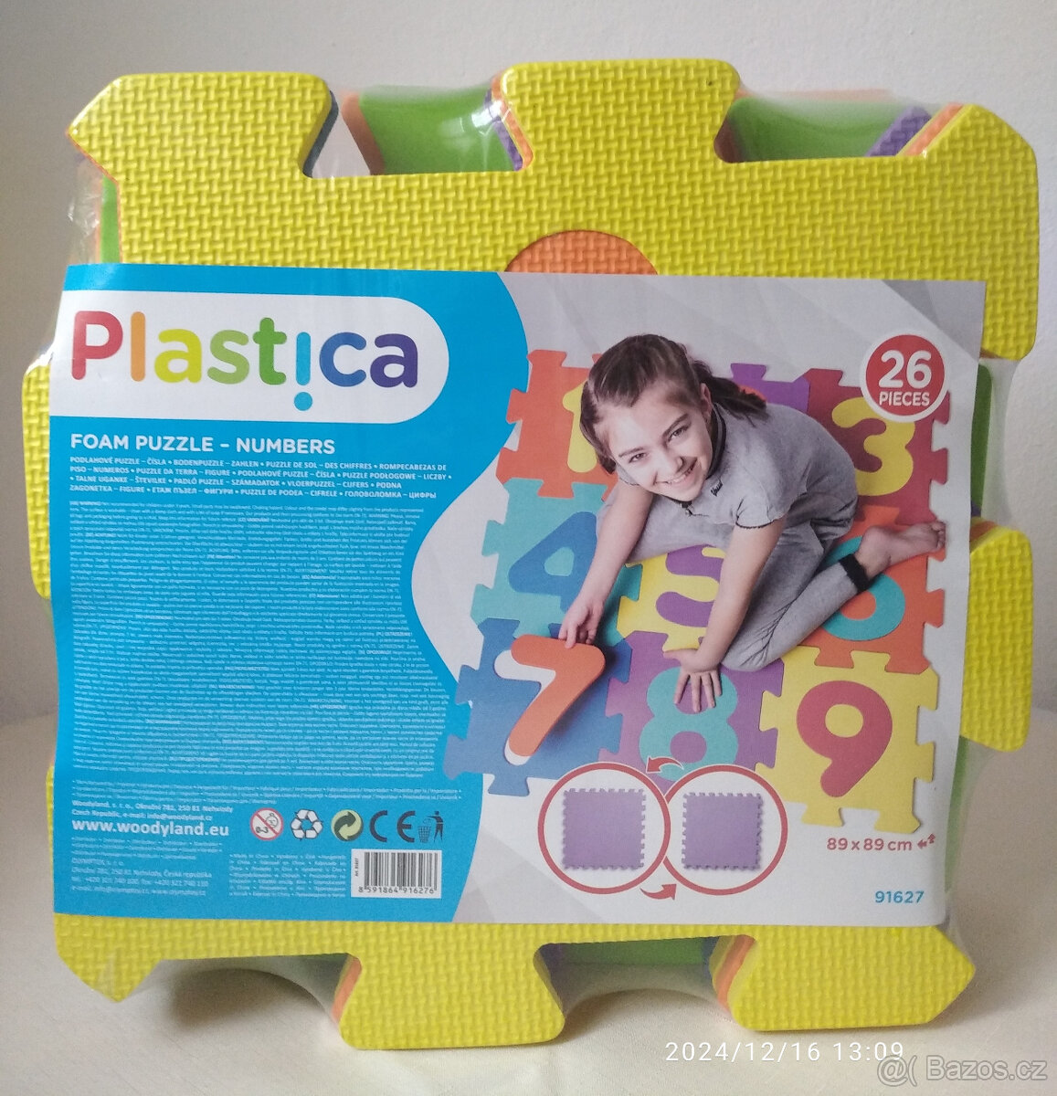 Pěnové puzzle Plastica Čísla NOVÉ