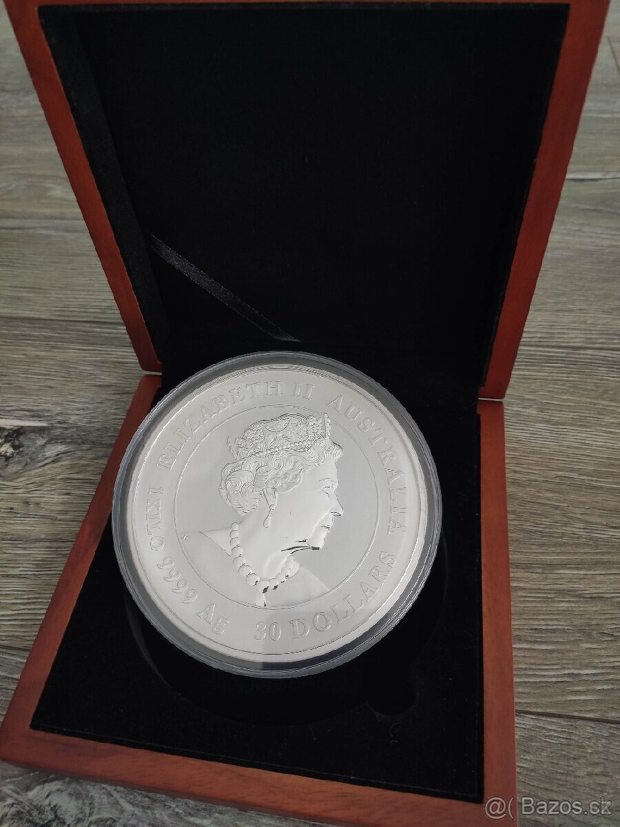 Australia 30$ Lunar III 2021 rok buvola 1 kg + BOX