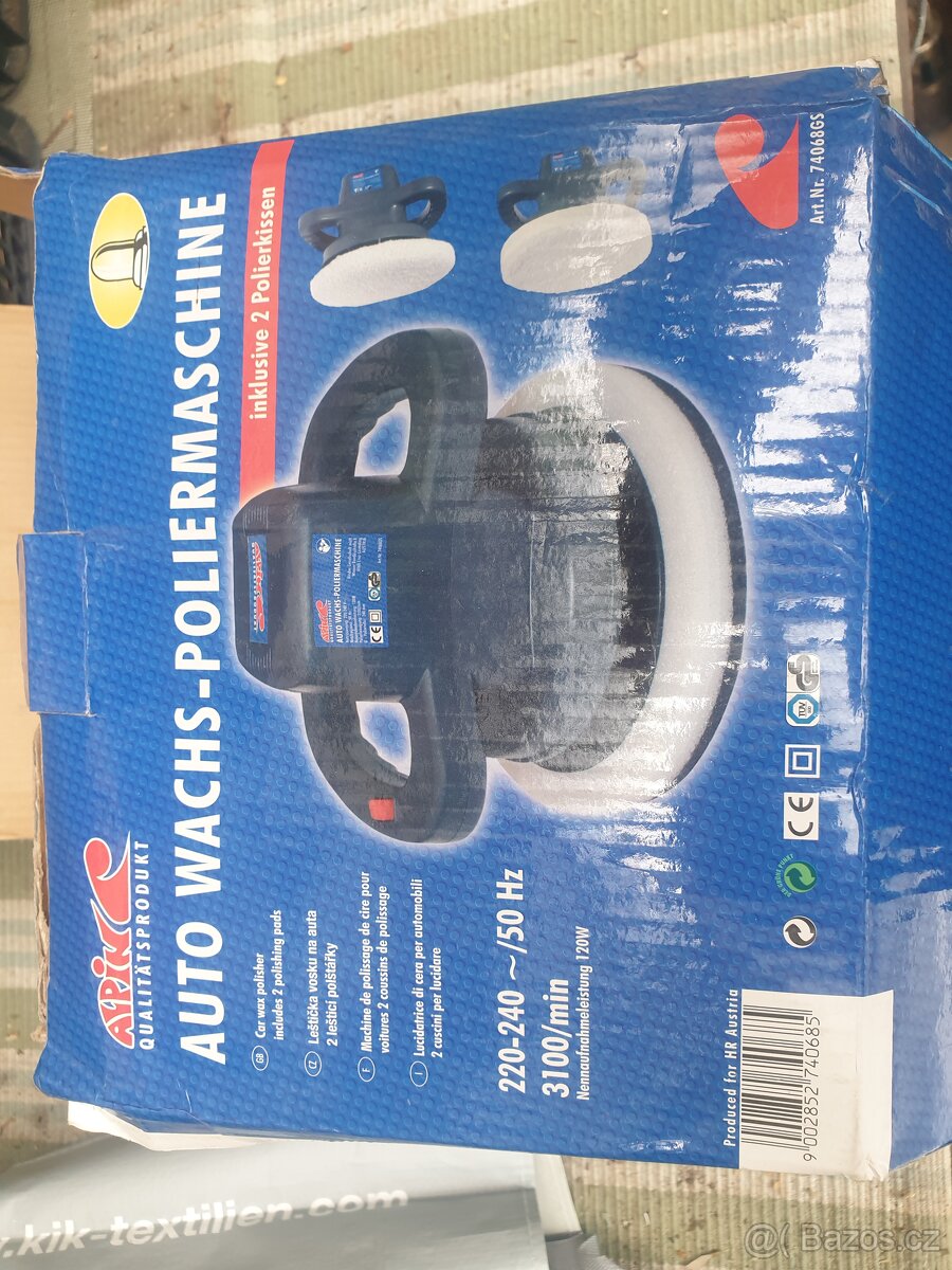 Leštička vosku na automobily