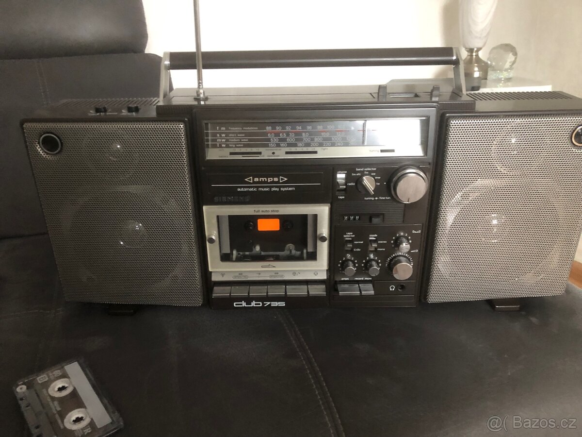 Radiomagnetofon Siemens club 735 - rezervace