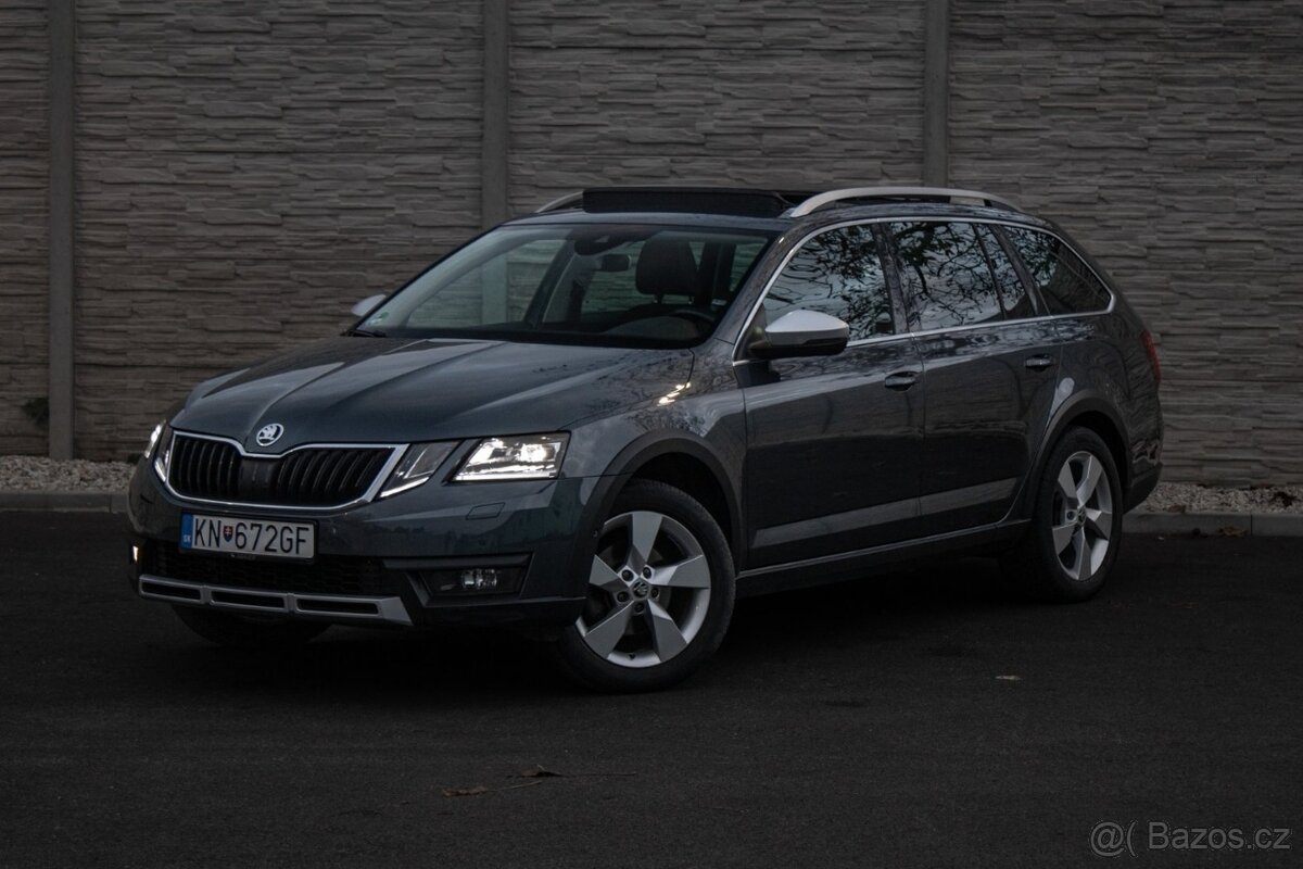 Škoda Octavia 2.0 TDI Scout 4x4 110kw - AJ NA SPLÁTKY