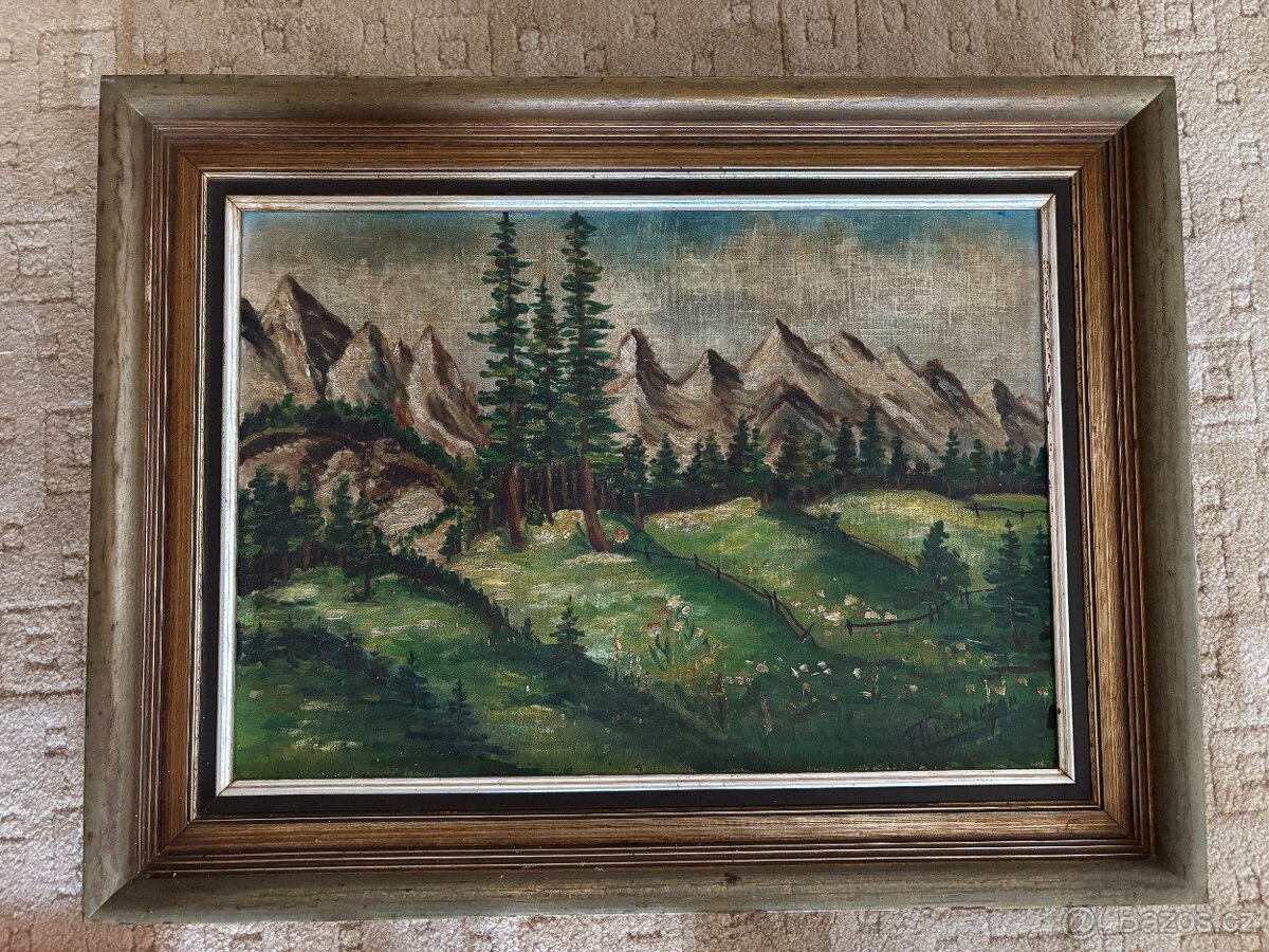 Obraz František Ehrenberger - Krajina - originál