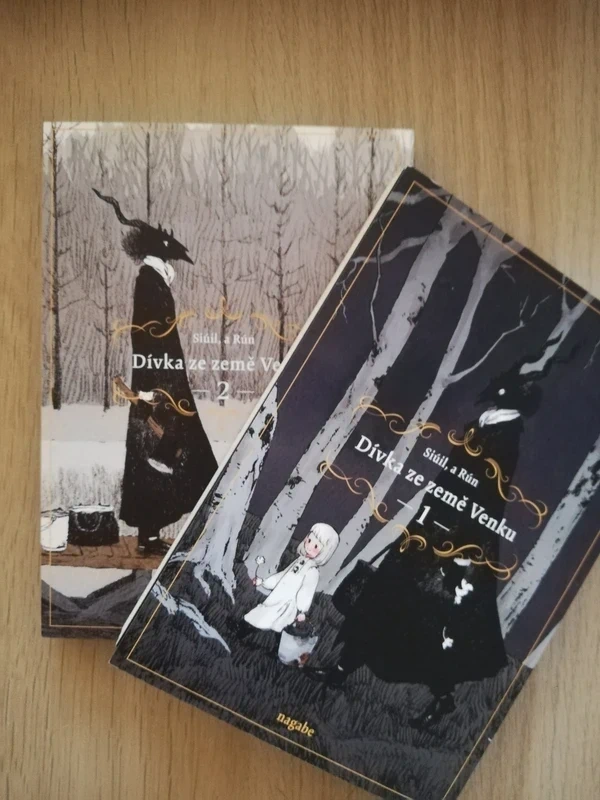 2 krásné knihy - mangy - Dívka ze země venku - 1 + 2 díl