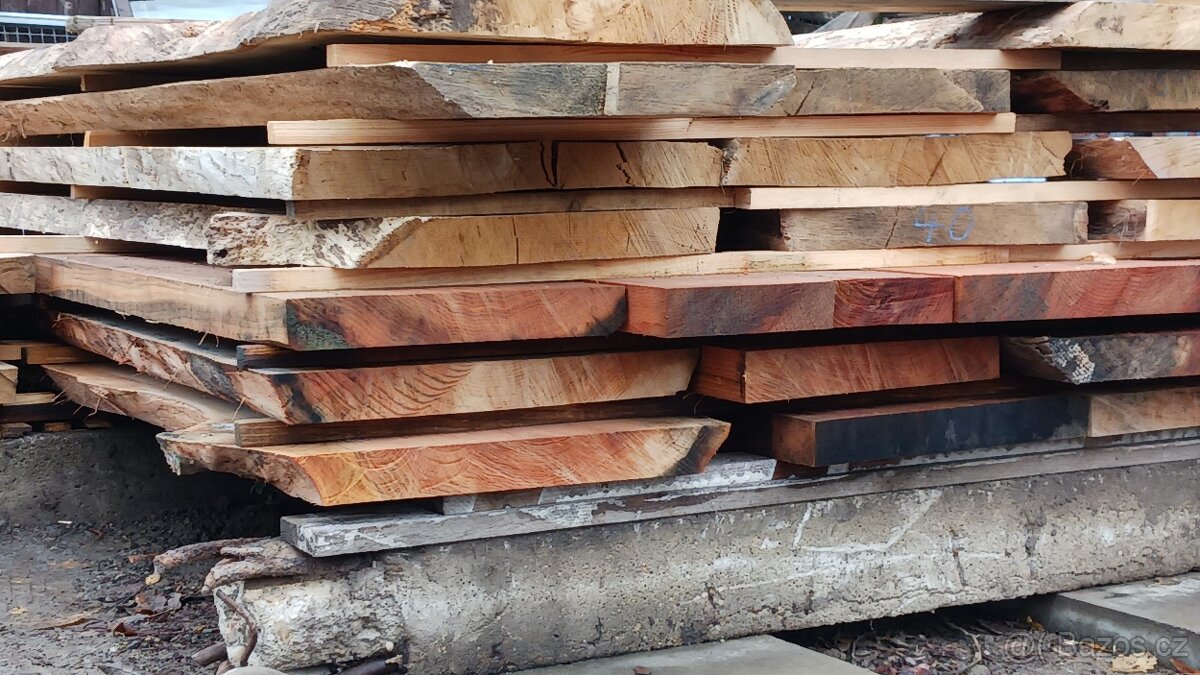 Dubové řezivo fošny