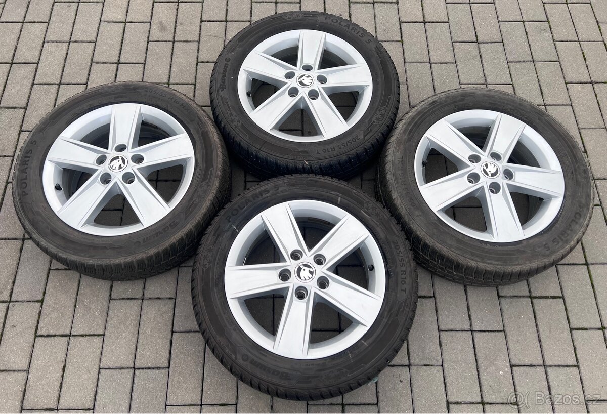 Octavia - 16" Star + zimní 205/55 R16 Barum