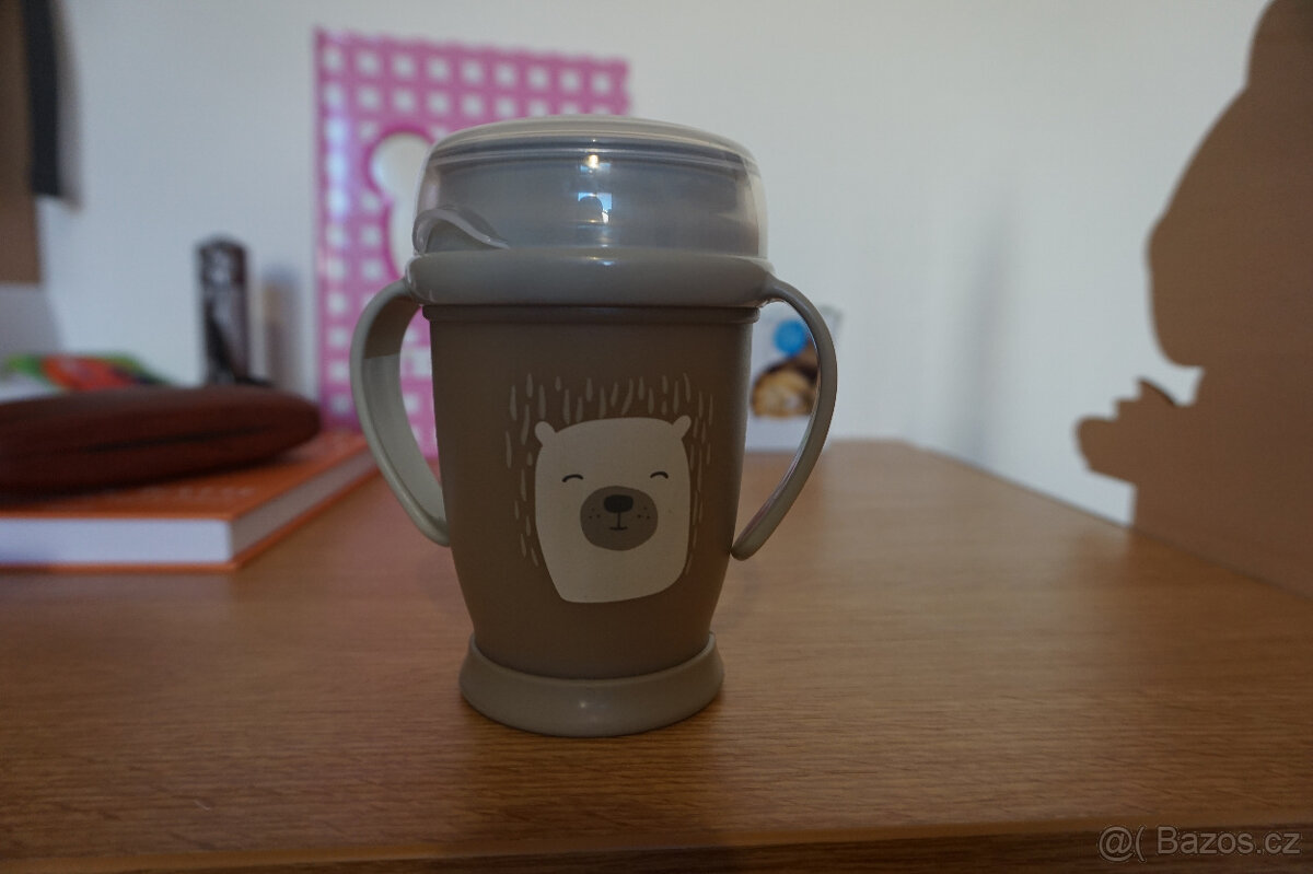 LOVI Junior Buddy Bear 360° 250 ml hrníček s úchyty