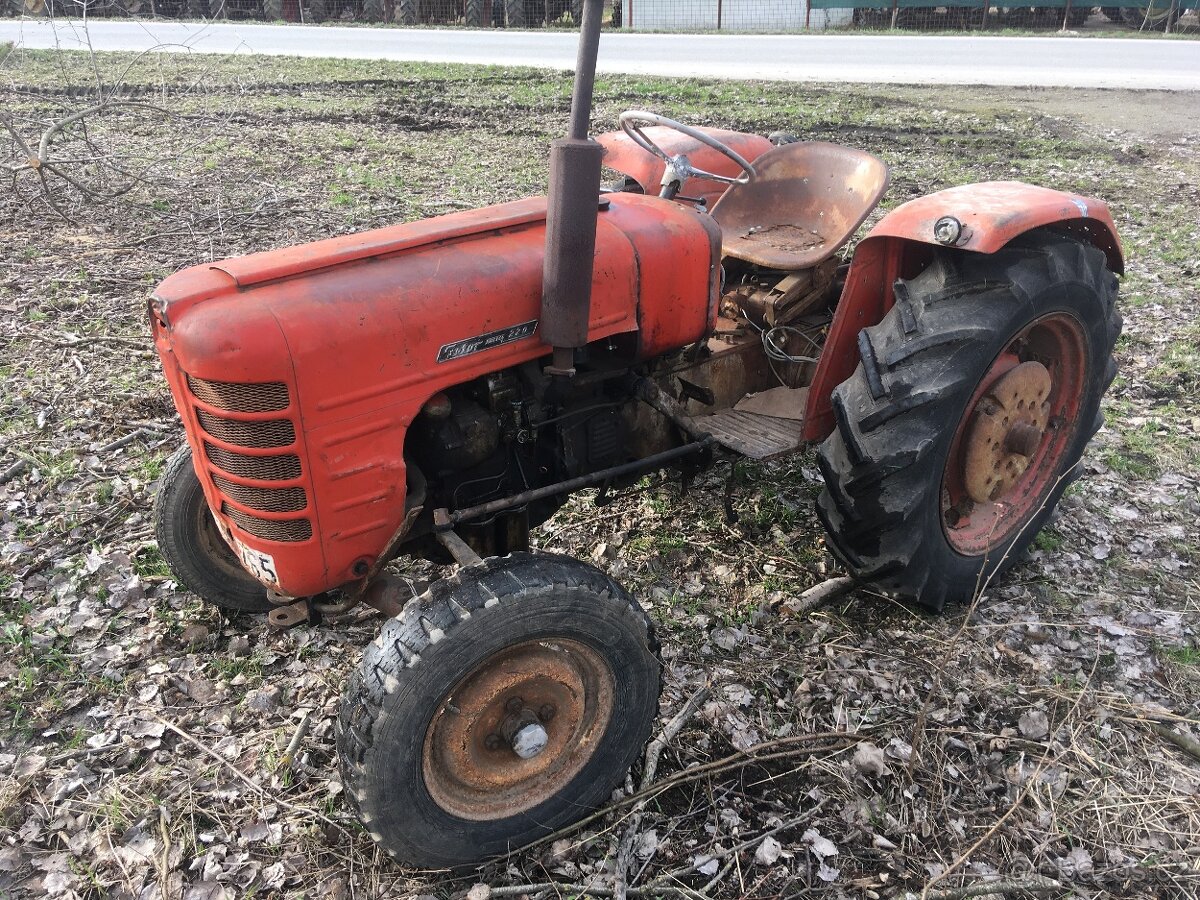 Zetor 2011 vývozní typ 220, motor po revizi