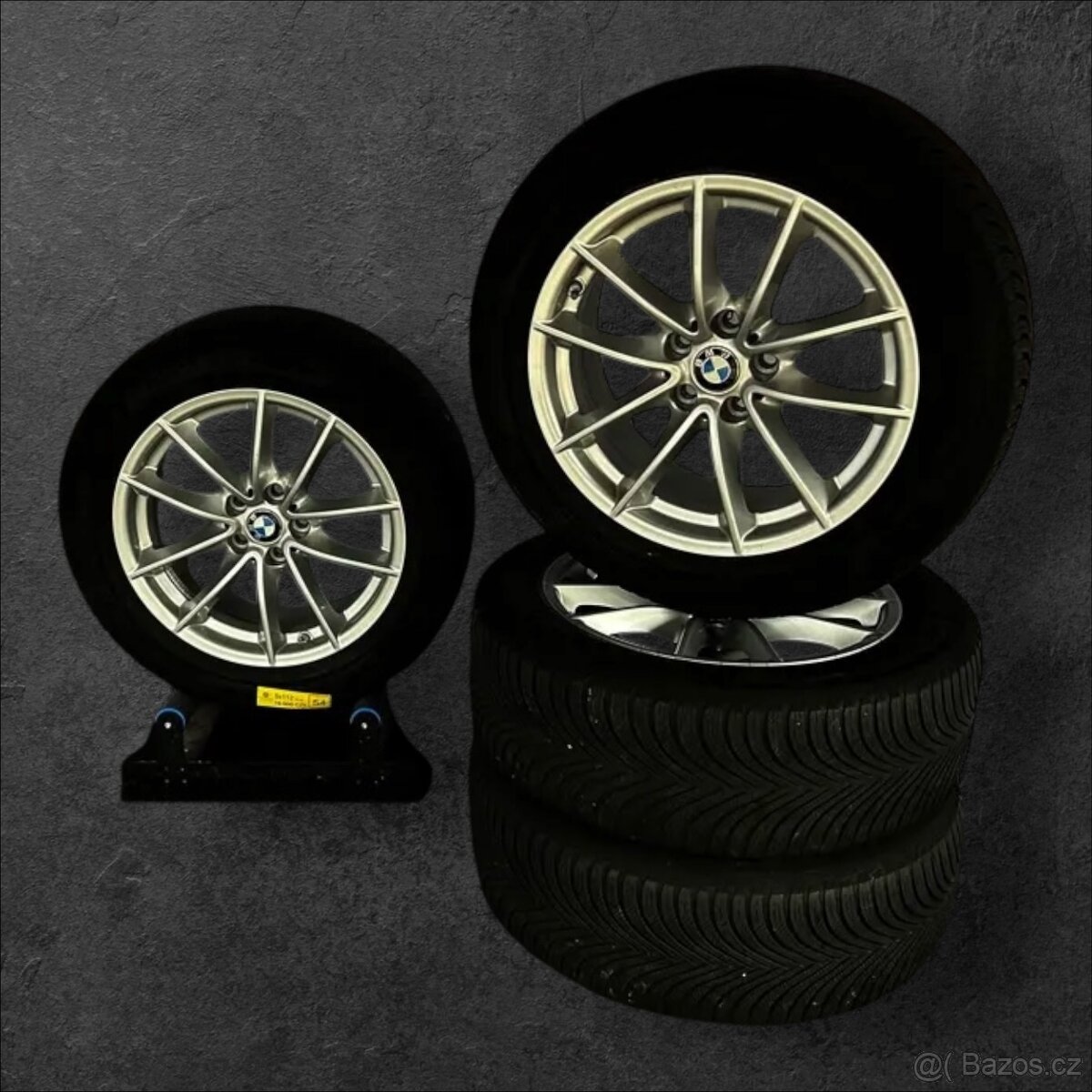 Originální alu kola BMW 5x112 + zimní 225/55r17