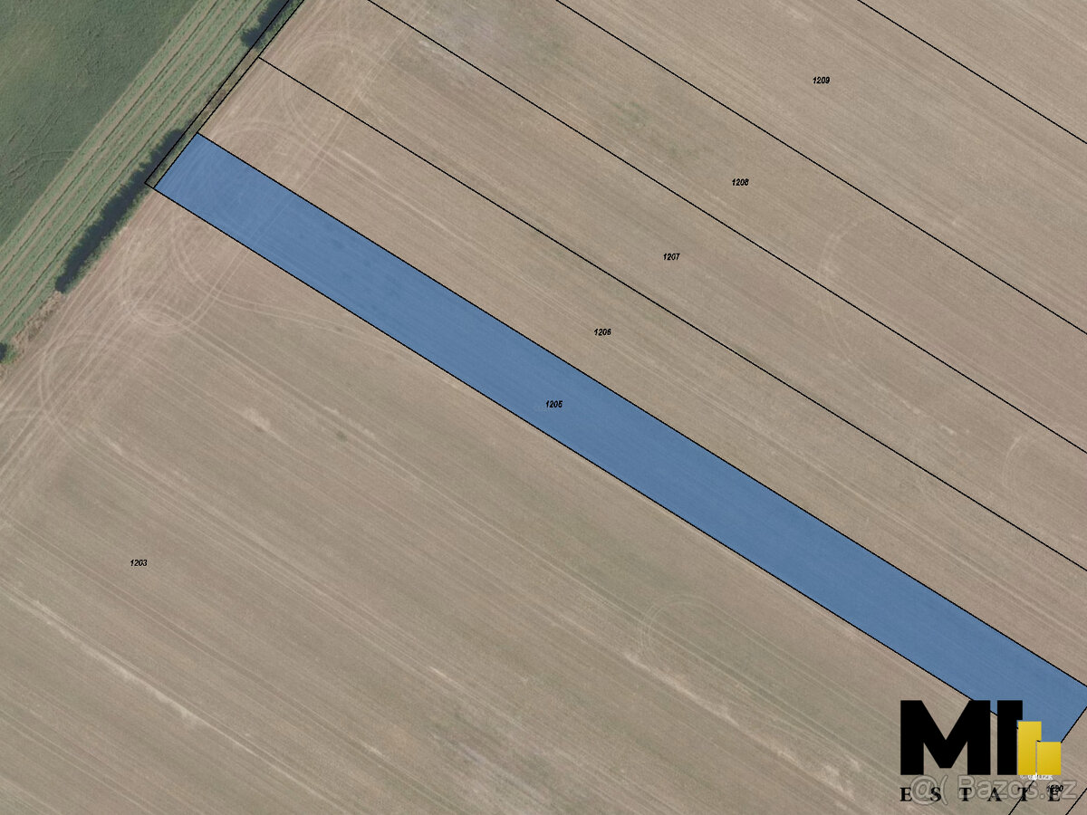 Prodej zemědělského pozemku, 4696 m2, Benátky nad Jizerou, K