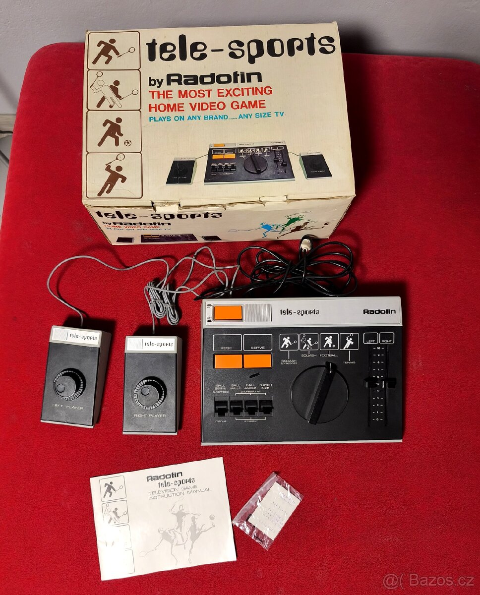 Stará hra Pong Tele Sport