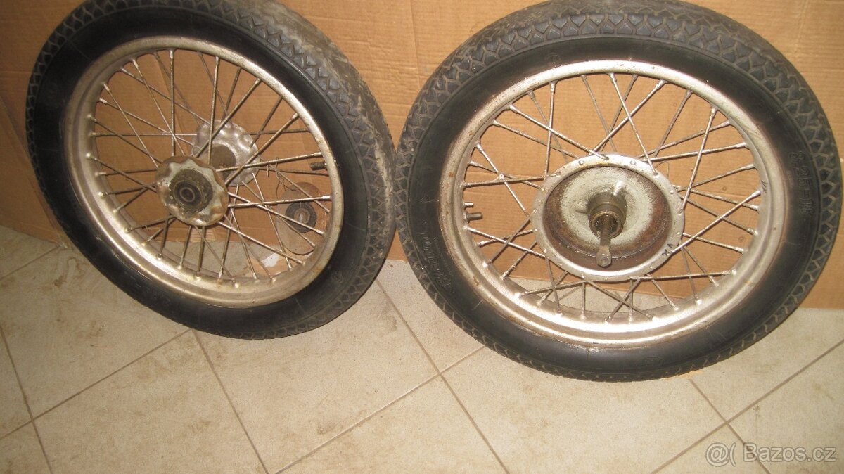 Půlbubnová kola JAWA 250-350 Kejvačka