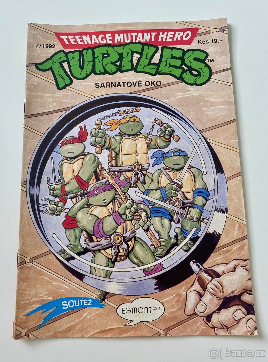 Starý komiks Želvy Ninja 7 - 1992